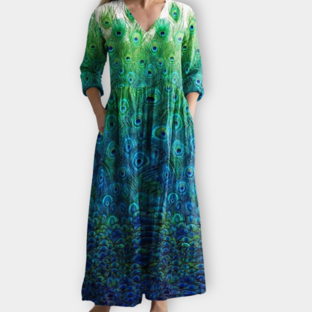 Wendelina | Boho maxi dress in soft premium fabric