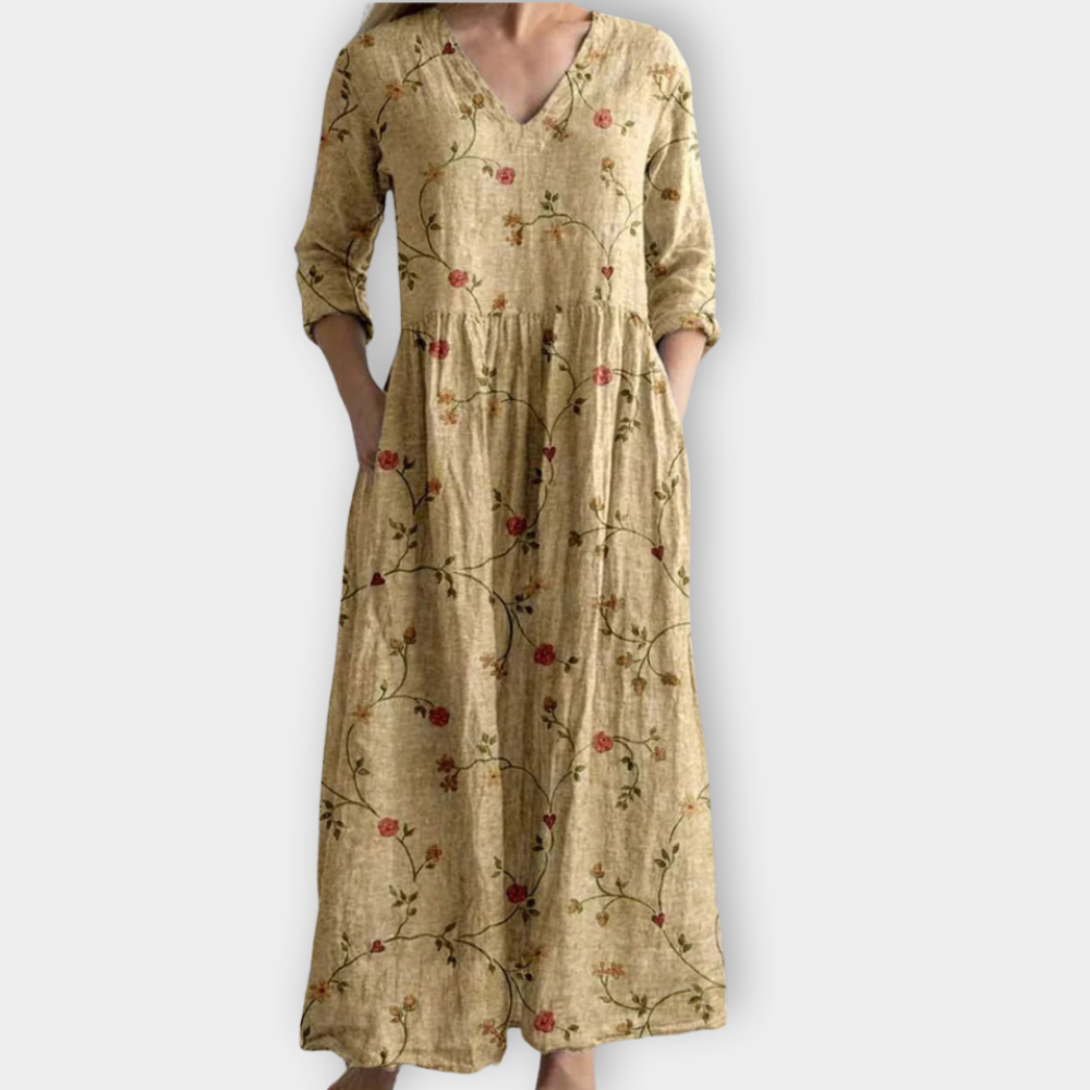 Marzena | Boho maxi dress in soft premium fabric