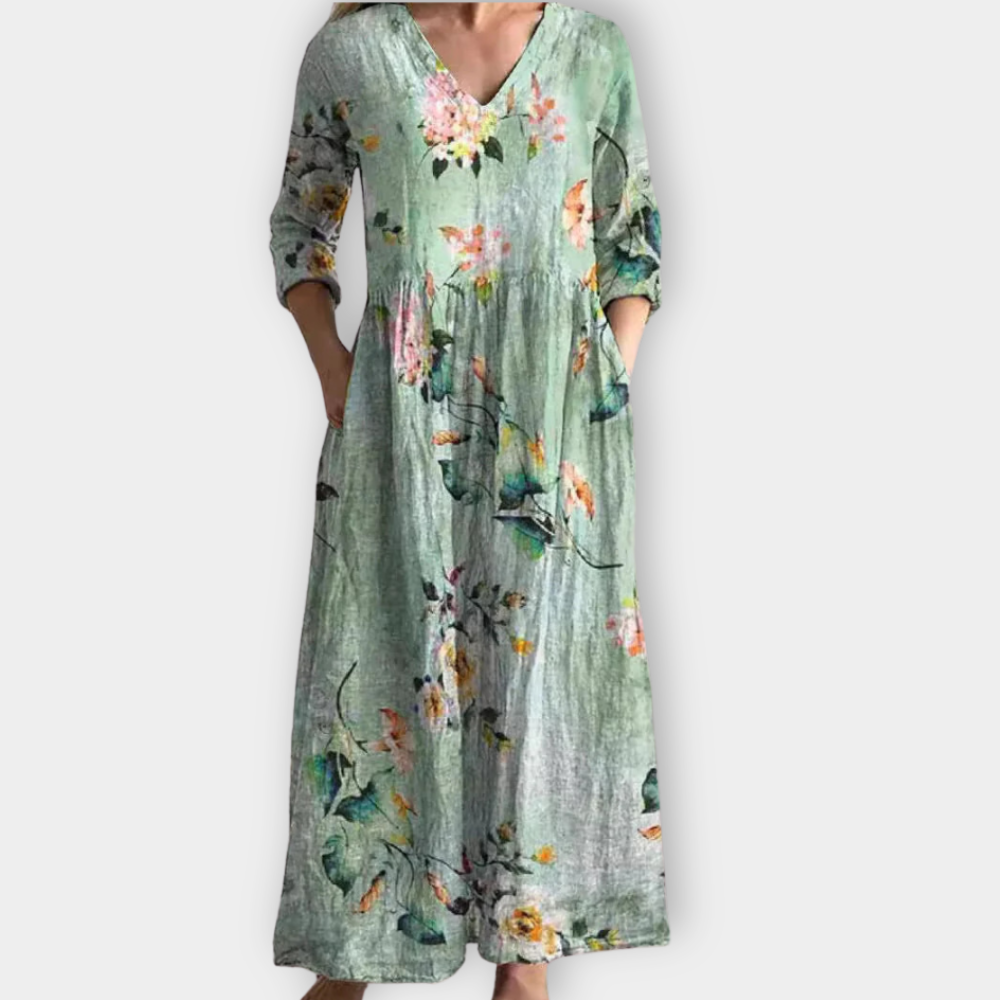 Kreszenz | Boho maxi dress in soft premium fabric