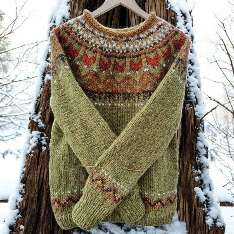 Bertha | Vintage Jacquard Sweater