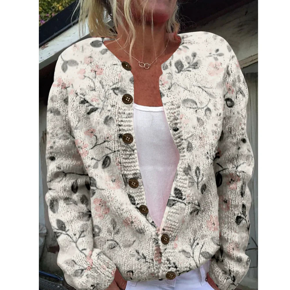 Beverly | Chic Printed Cardigan