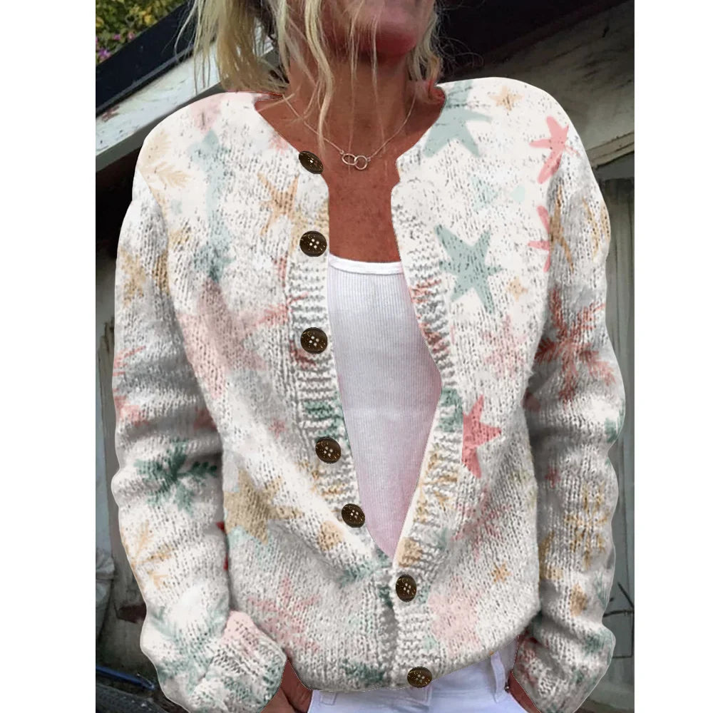 Dora | Chic Printed Cardigan