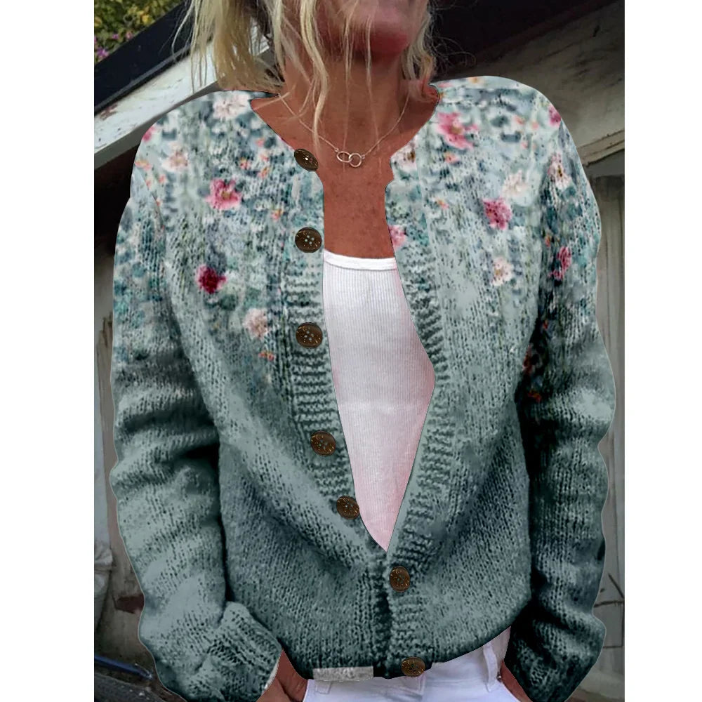 Cynthia | Chic Printed Cardigan