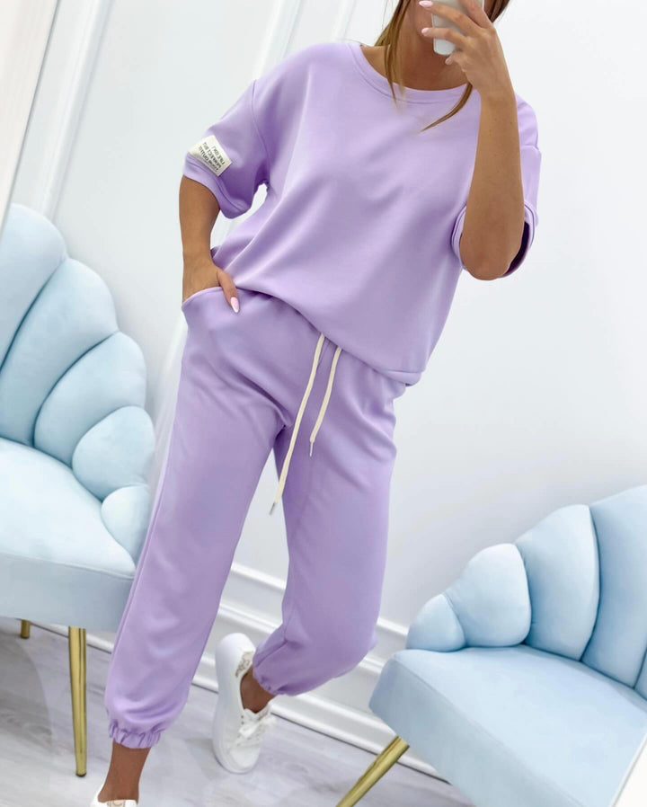 Leana | Short Sleeve Lounge Set