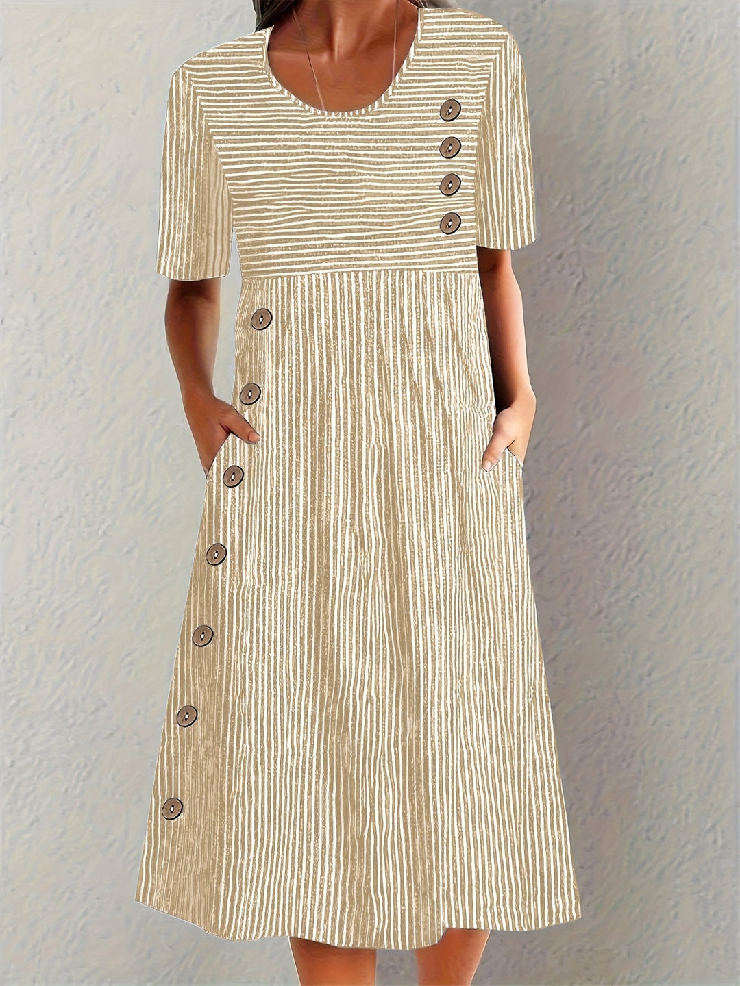 Rhaella | Striped Summer Dress