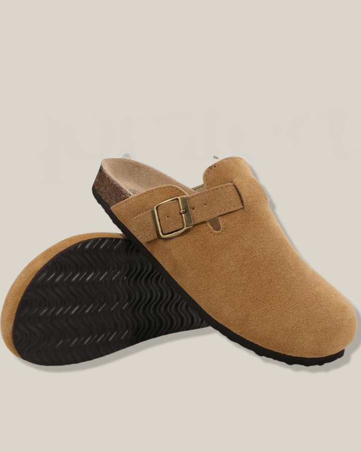 Amara | Genuine Suede Clogs