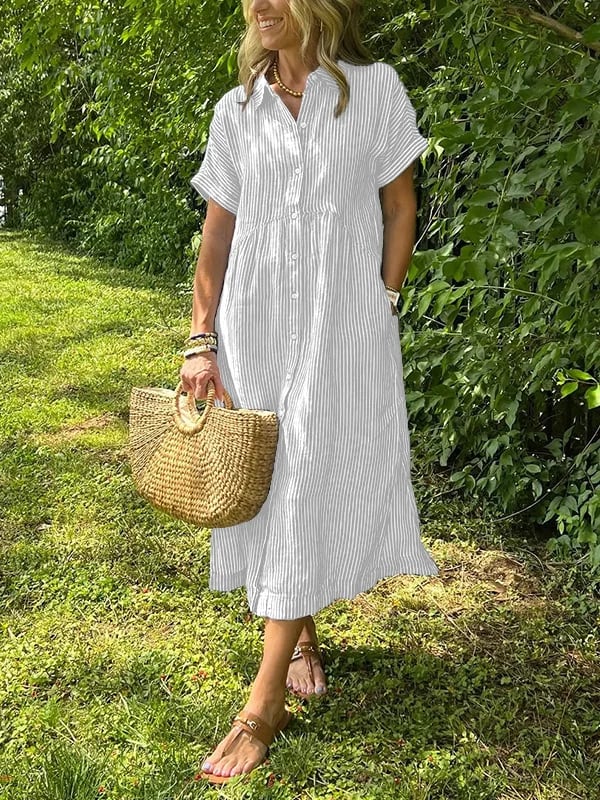Noerith | Summer dress with buttons