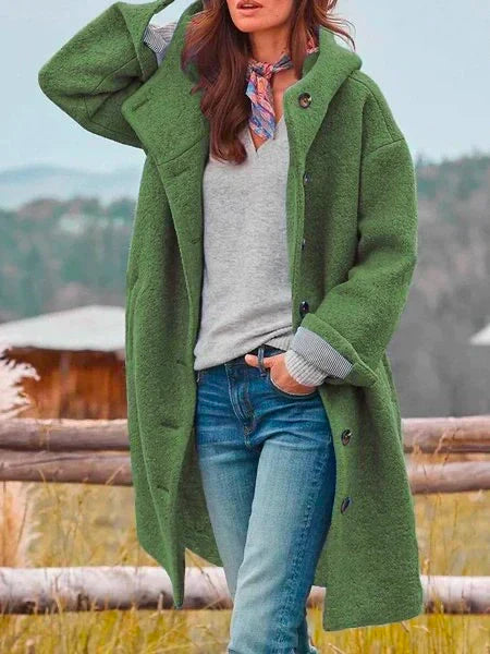 Clara | Merino Buttoned Coat