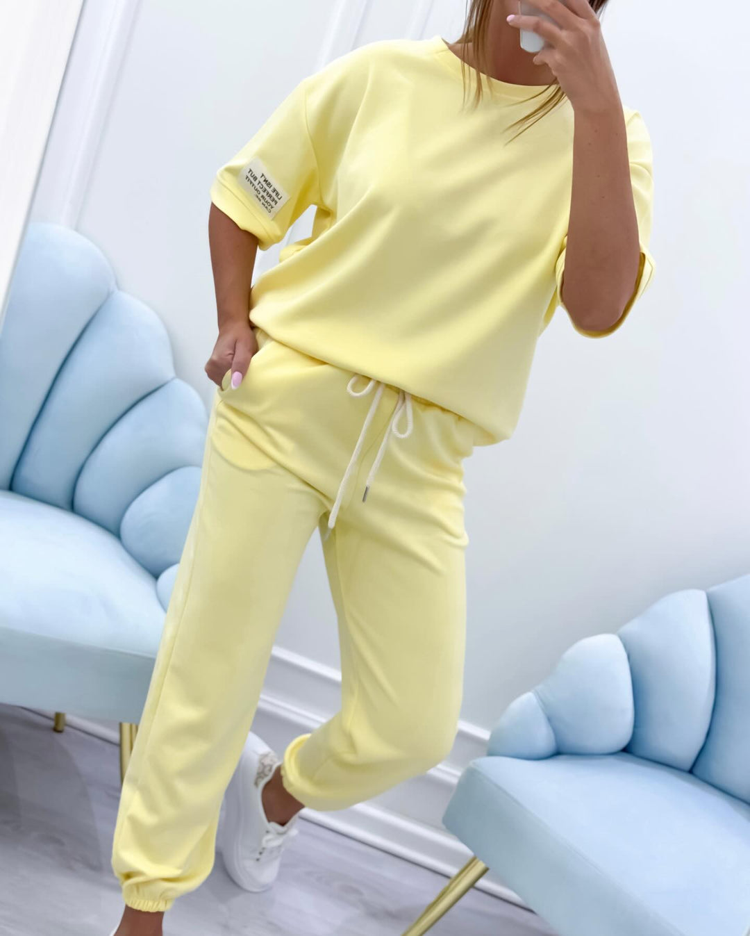Leana | Short Sleeve Lounge Set