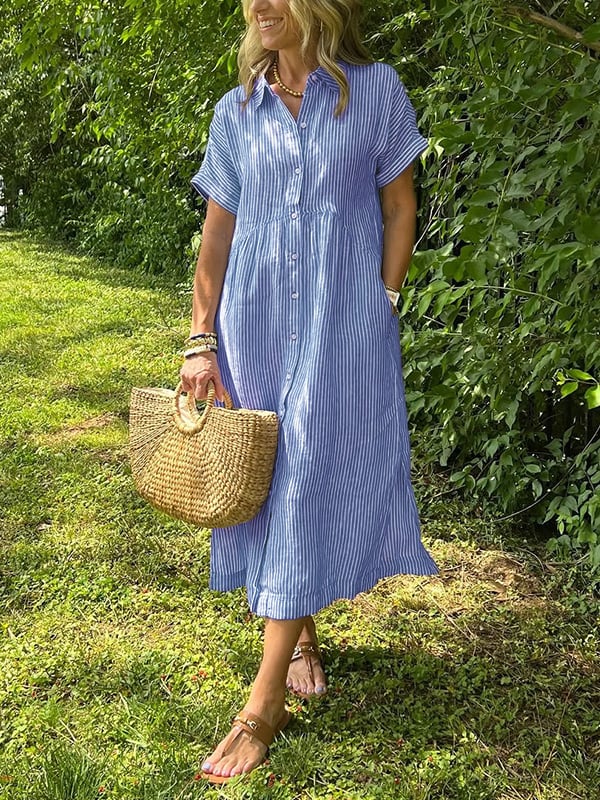 Noerith | Summer dress with buttons