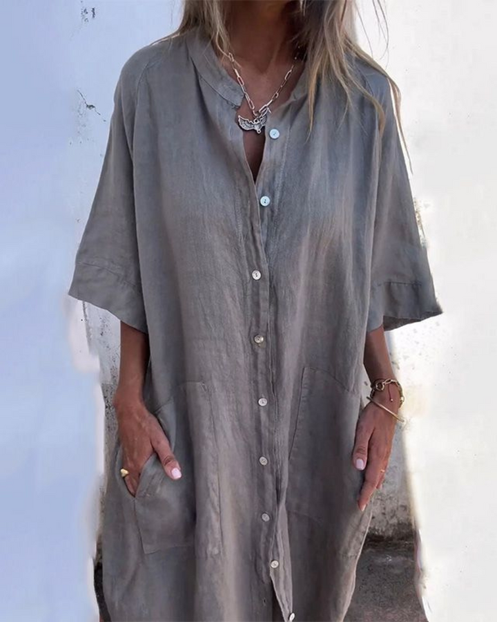 Bella | Ibiza Style Casual Shirt Dress