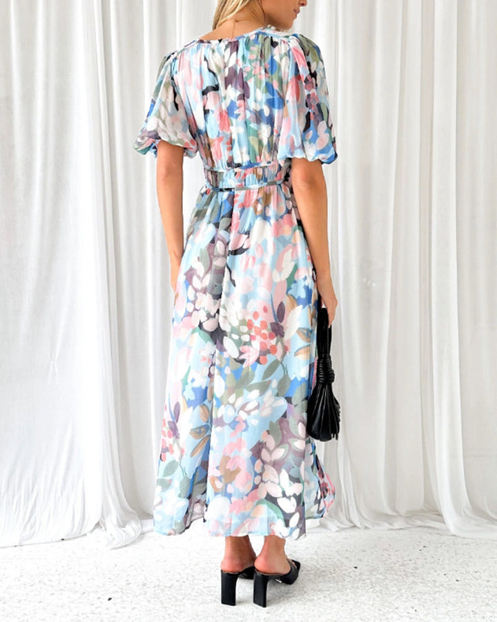 Tian | Elegant floral dress