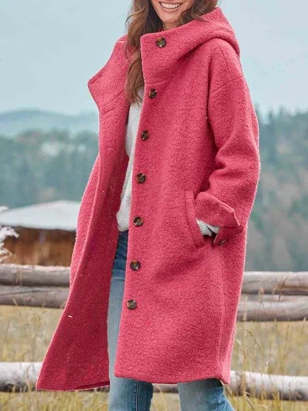 Clara | Merino Buttoned Coat