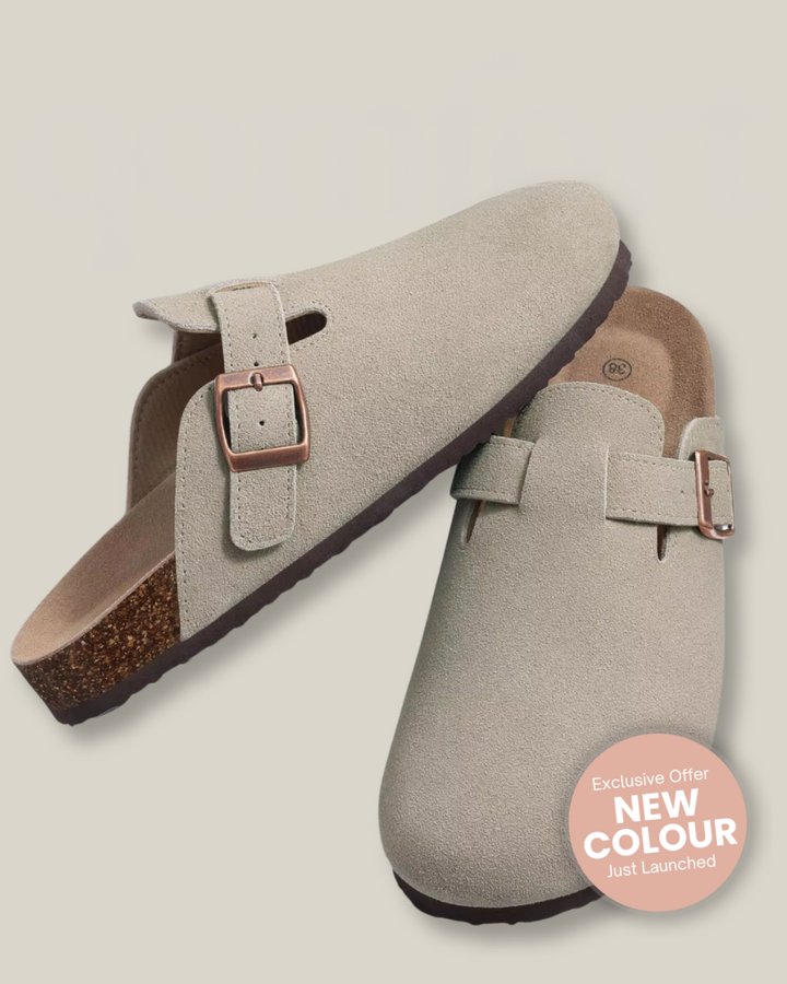 Amara | Genuine Suede Clogs
