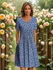 Blue floral