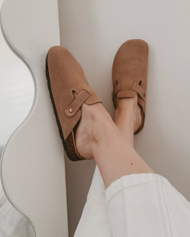 Amara | Genuine Suede Clogs