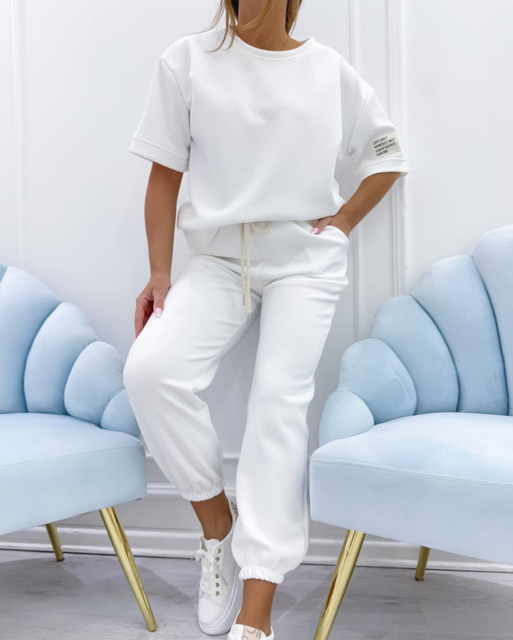 Leana | Short Sleeve Lounge Set