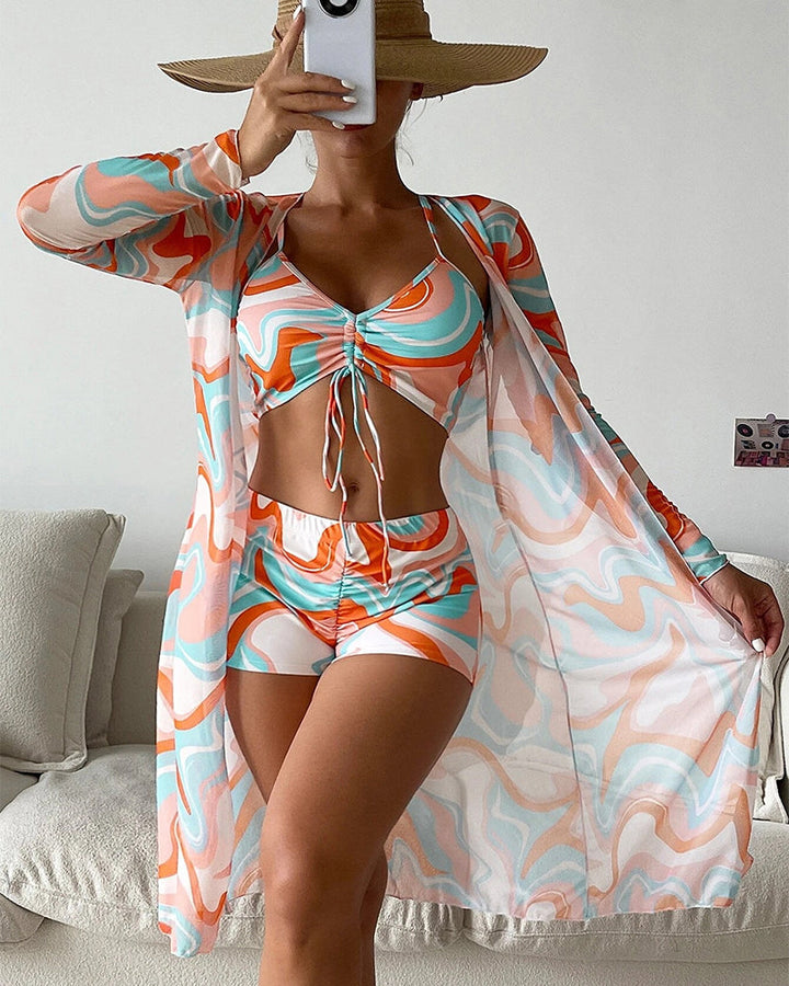 Bhila – 3-Piece Printed Bikini Set