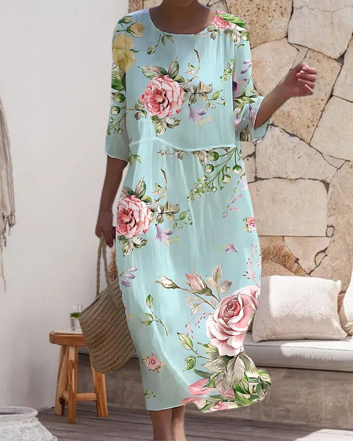 Angi | Elegant floral dress