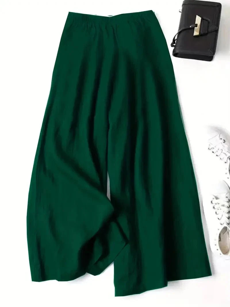 Anina Wide Leg Linen Pants