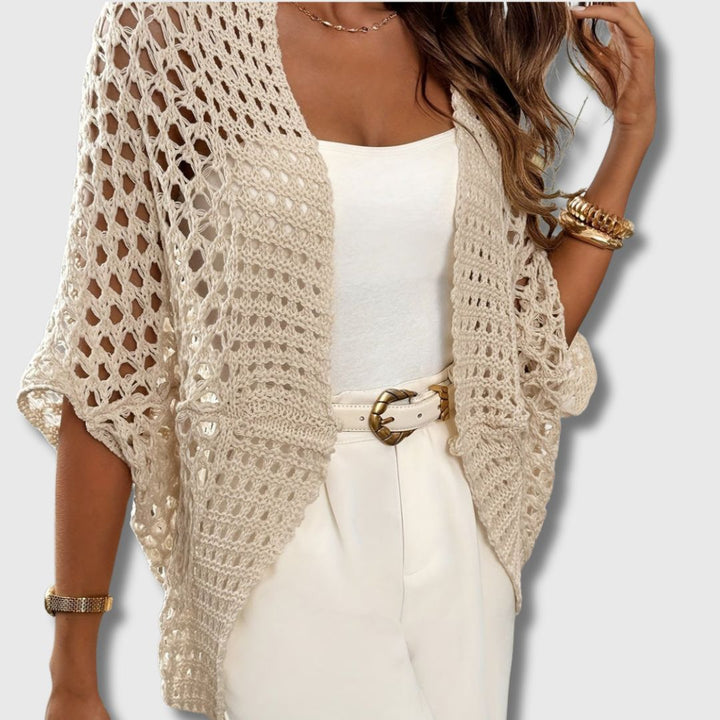 Amandine - Elegant Crochet Cardigan for Women with a Refined Look