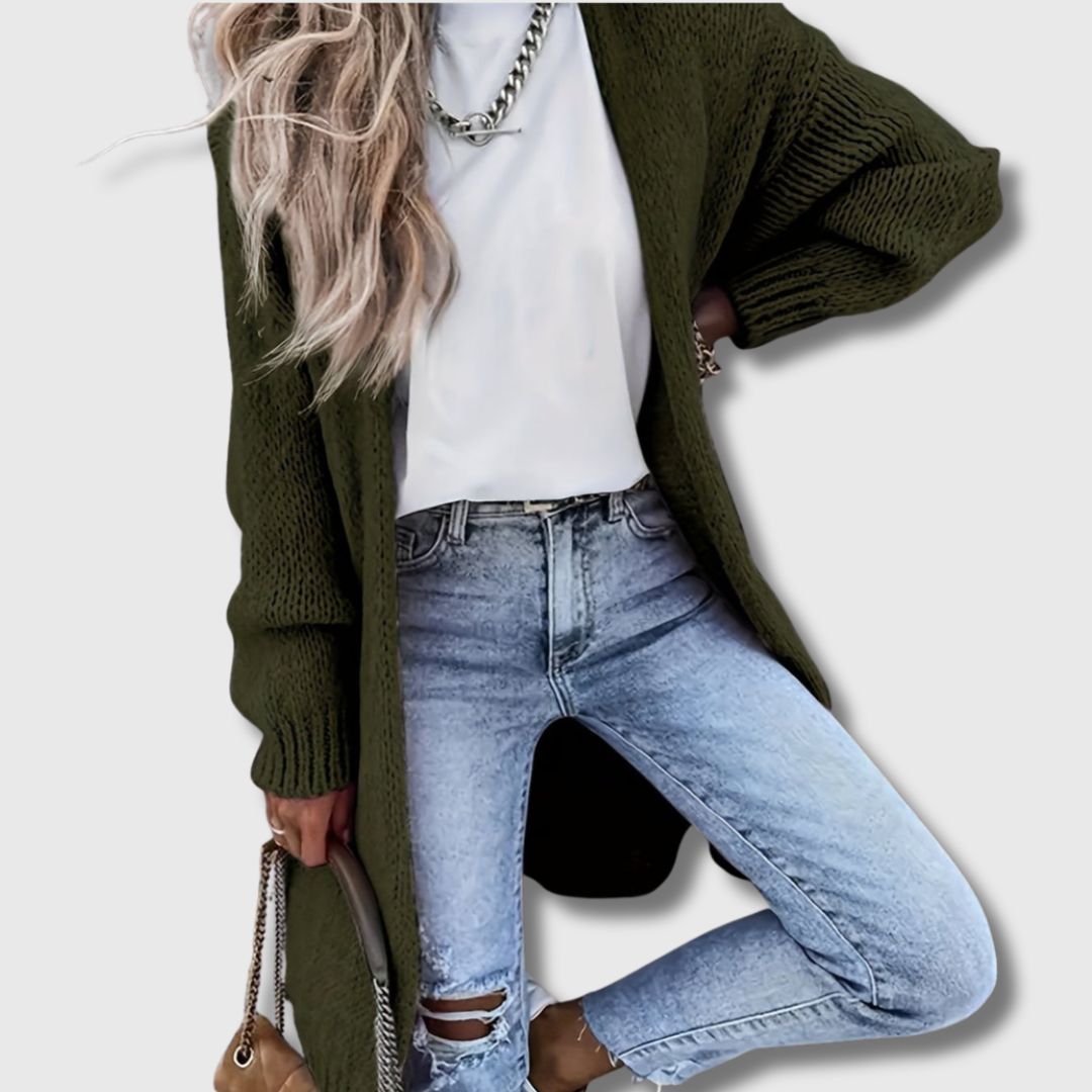 Gaelle - Elegant Long Cardigan for Women