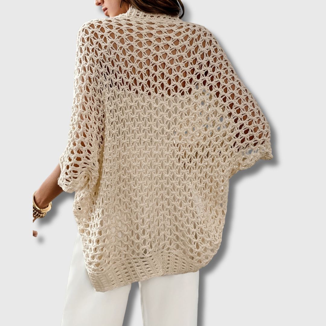 Amandine - Elegant Crochet Cardigan for Women with a Refined Look