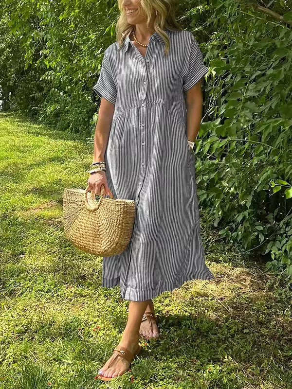 Noerith | Summer dress with buttons