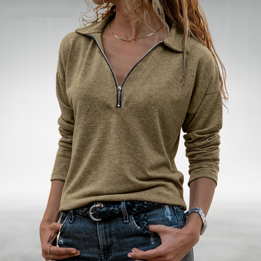 Nadia | Women's Half-Zip Sweaters