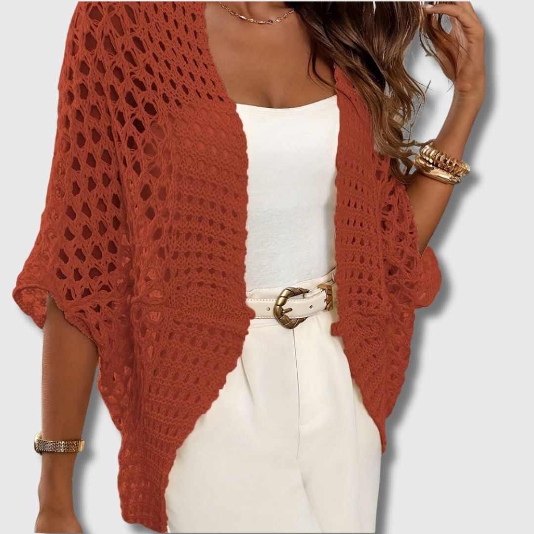 Amandine - Elegant Crochet Cardigan for Women with a Refined Look