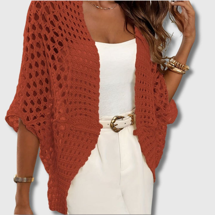 Amandine - Elegant Crochet Cardigan for Women with a Refined Look