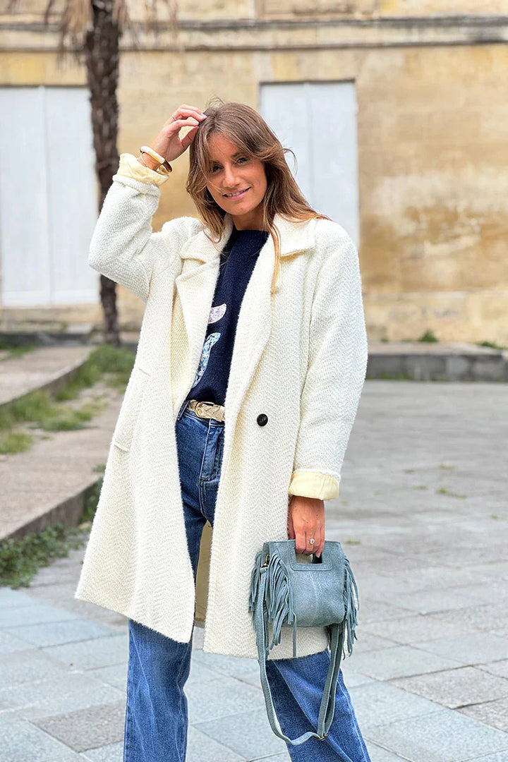 Elora™ | Long Knit Cardigan Coat