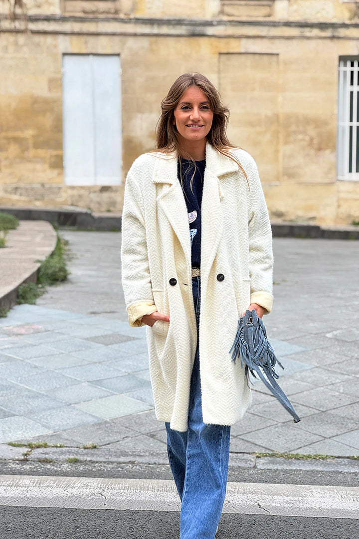 Elora™ | Long Knit Cardigan Coat