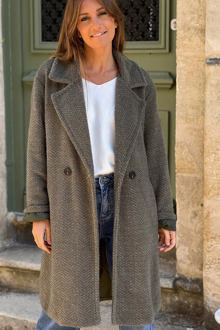 Elora™ | Long Knit Cardigan Coat