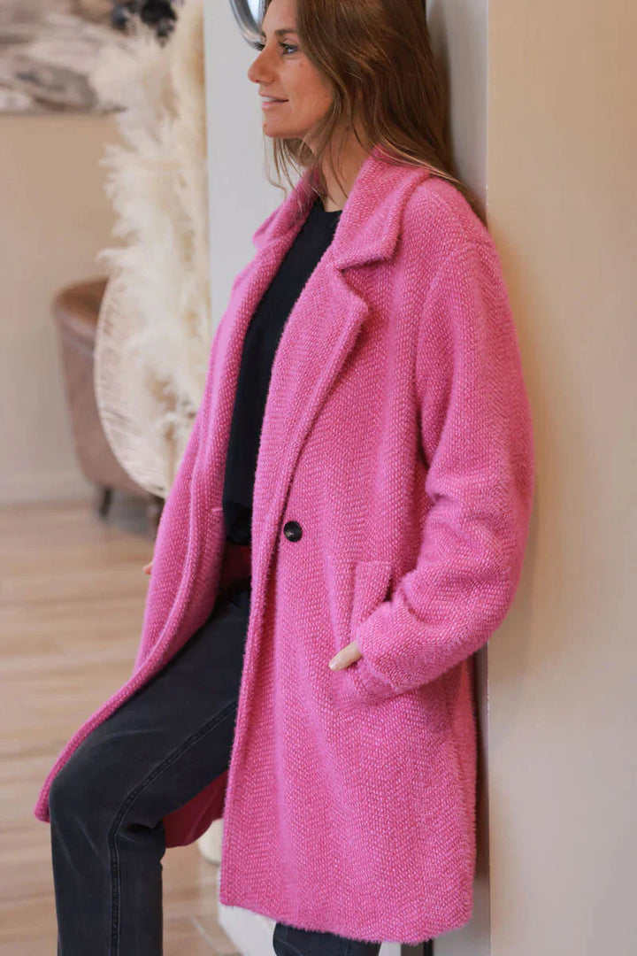 Elora™ | Long Knit Cardigan Coat
