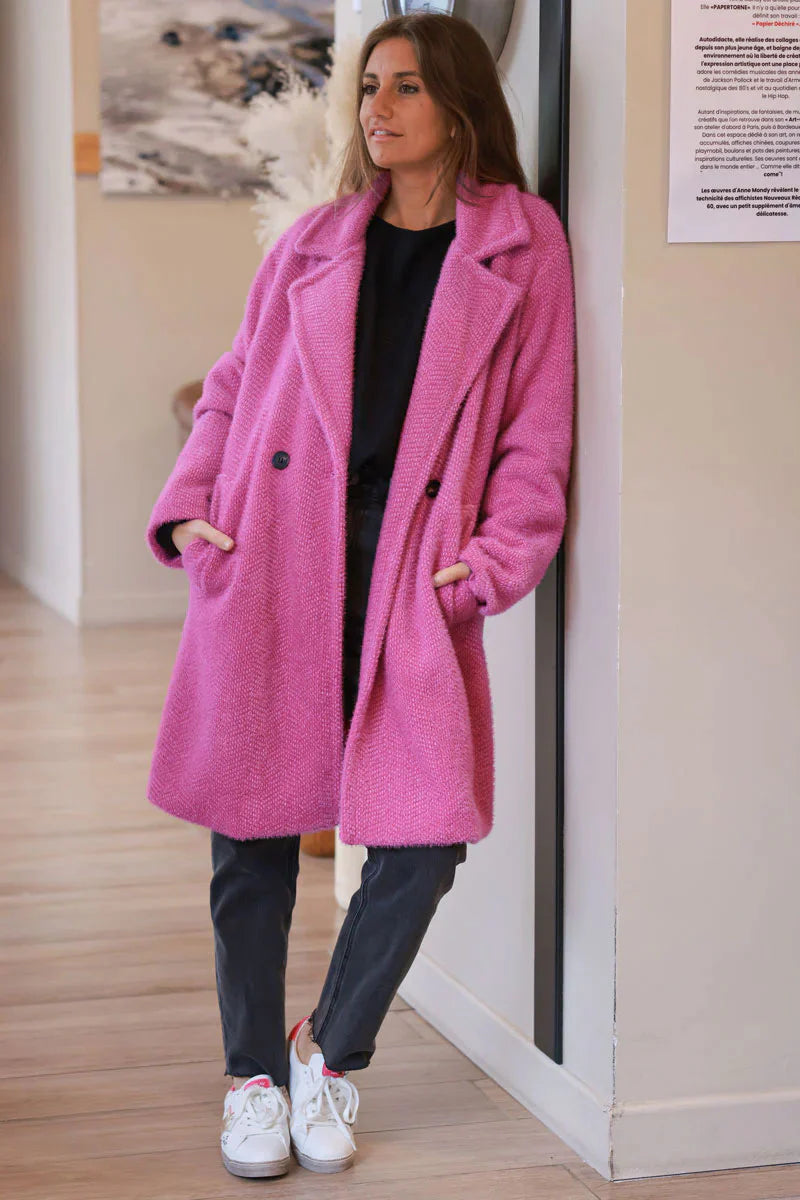 Elora™ | Long Knit Cardigan Coat