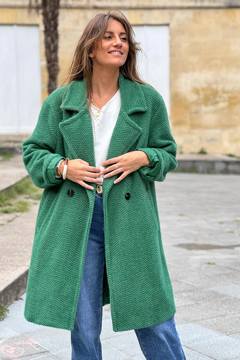 Elora™ | Long Knit Cardigan Coat