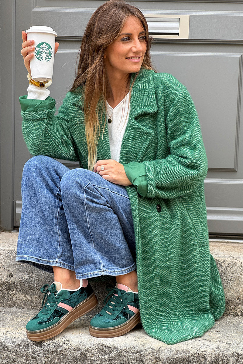 Elora™ | Long Knit Cardigan Coat