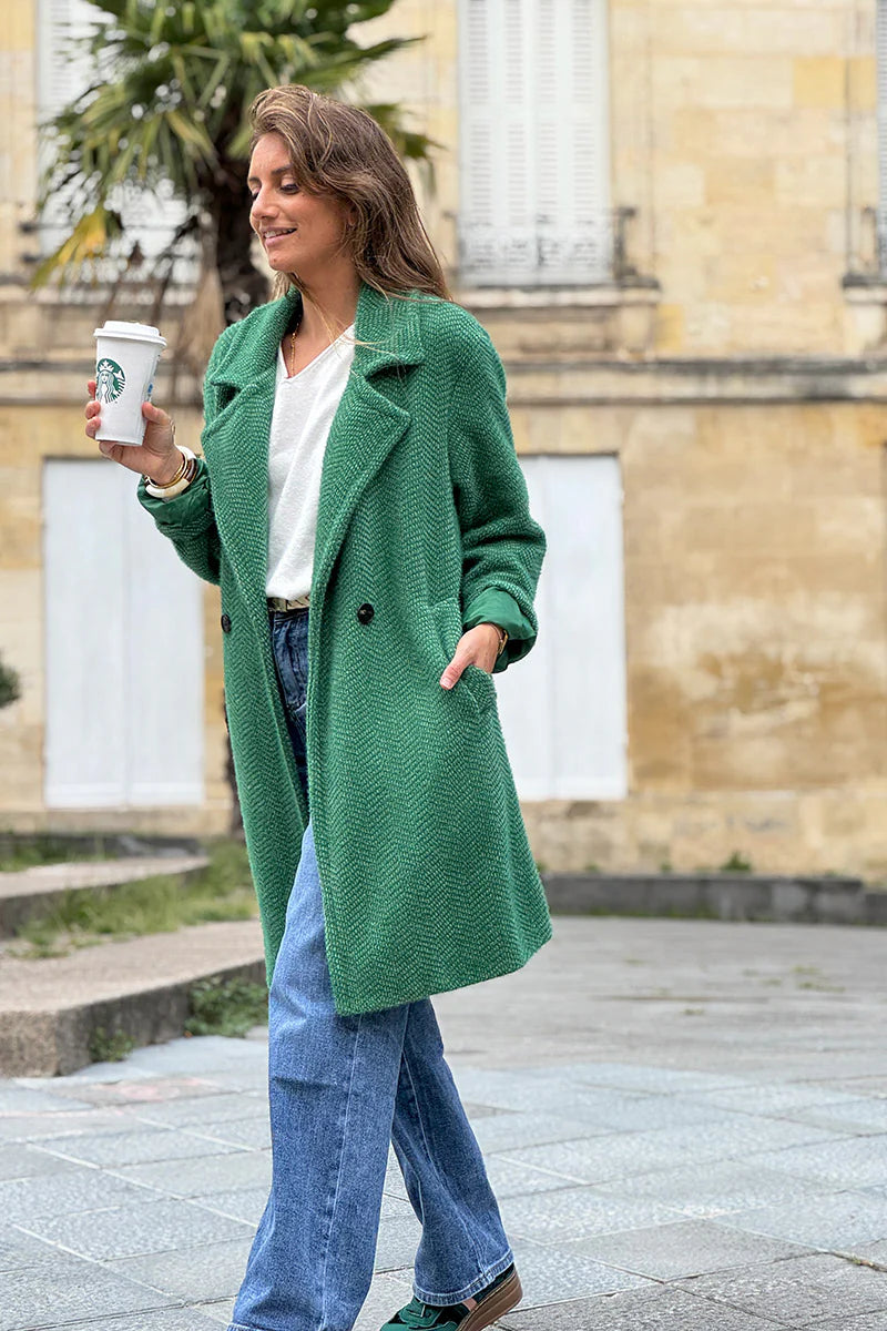 Elora™ | Long Knit Cardigan Coat