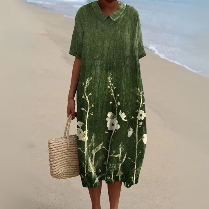 Biria | Soft Dress with Floral Print