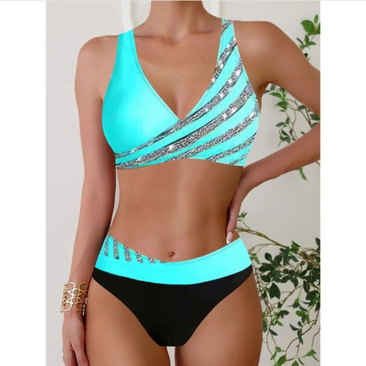 Zoe | Printed Halter Swimsuit