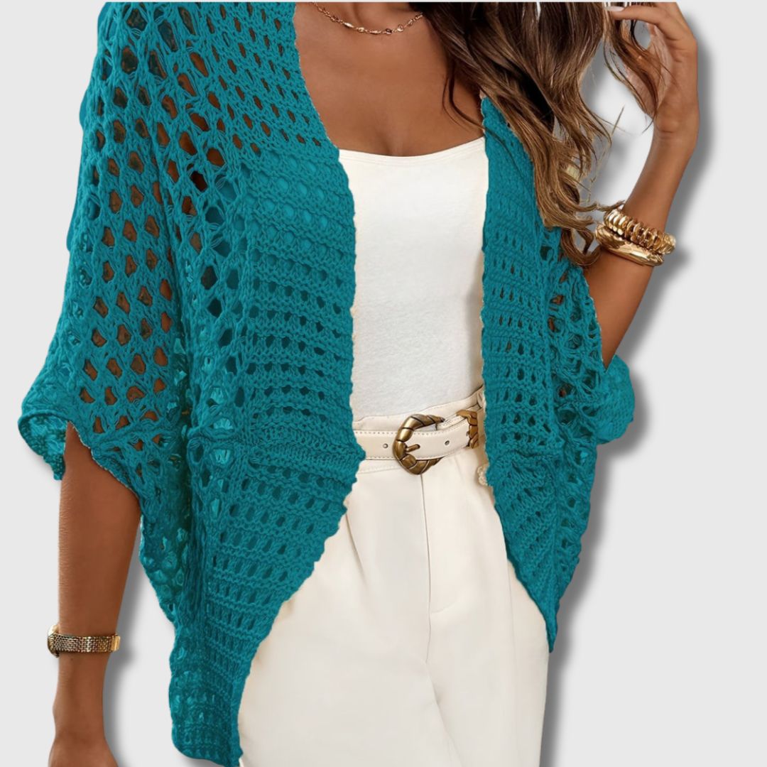 Amandine - Elegant Crochet Cardigan for Women with a Refined Look