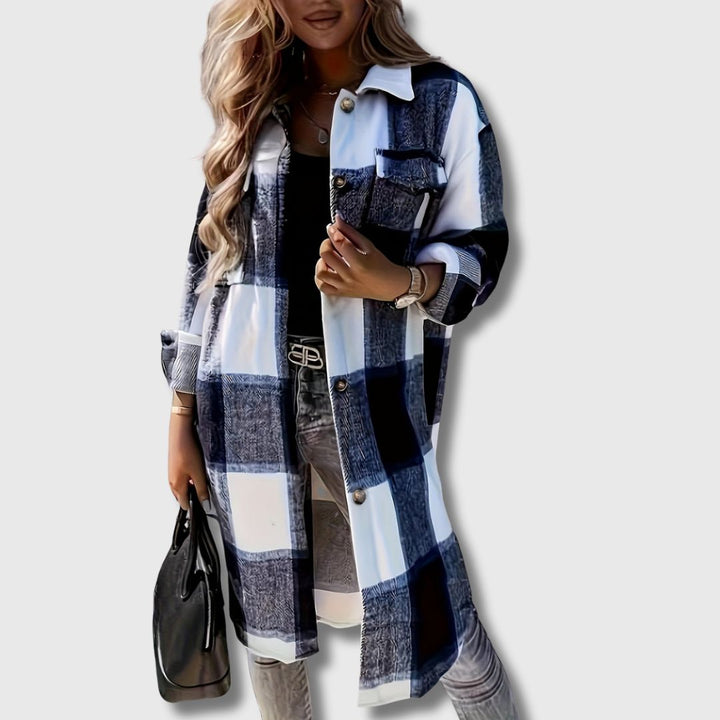Ella - Printed Long Coat | Limited Edition