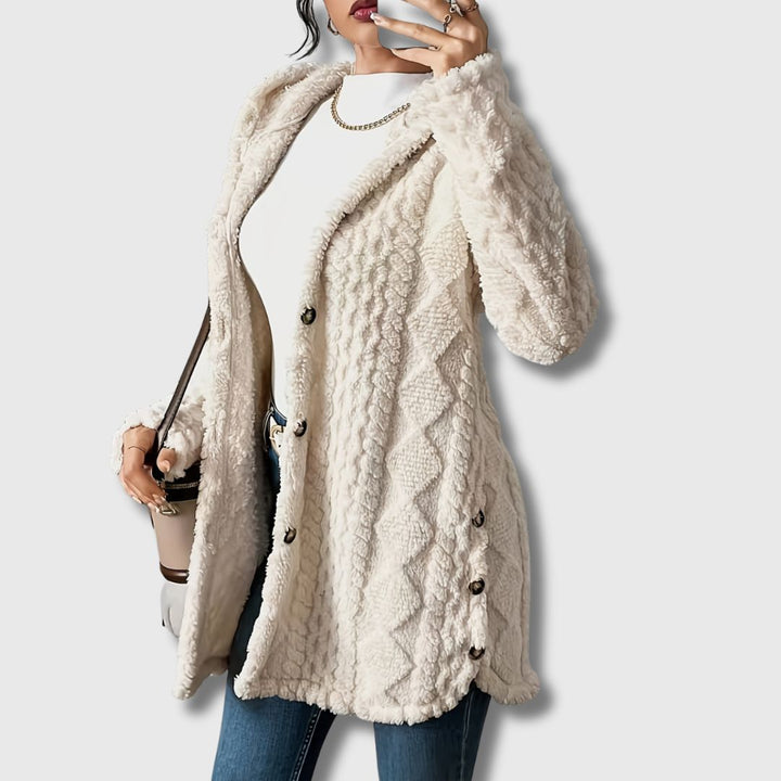 Élodie - Women's Hooded Teddy Coat Limited Edition