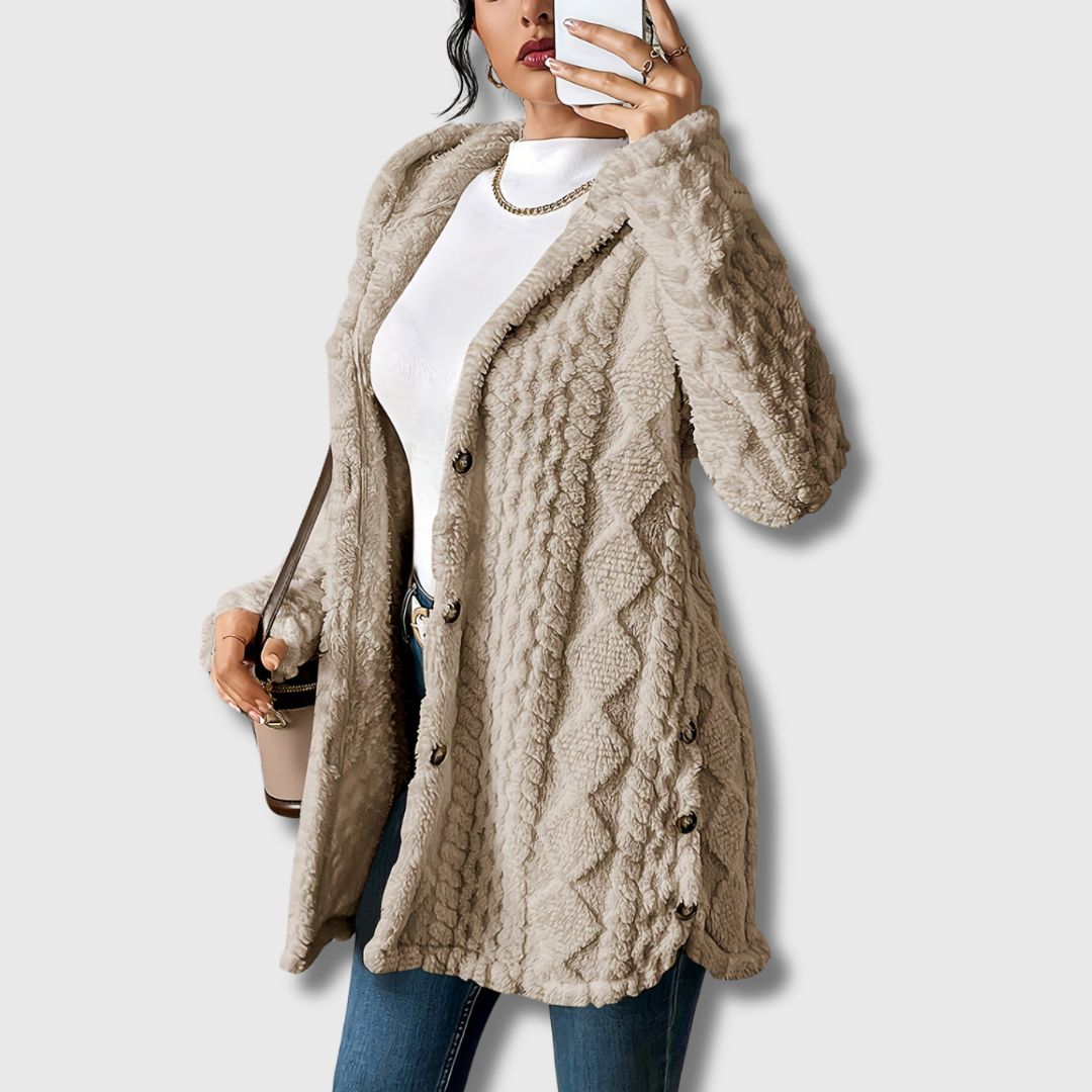 Élodie - Women's Hooded Teddy Coat Limited Edition