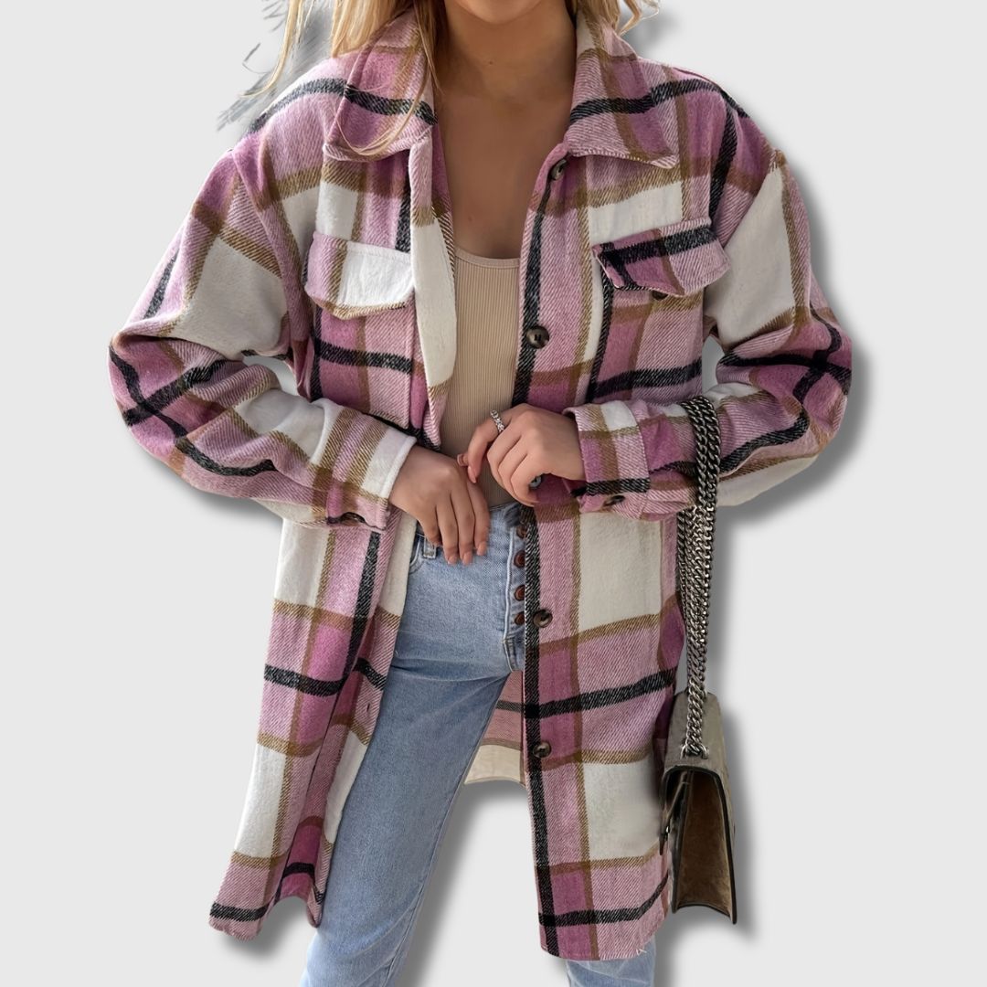 Ella - Printed Long Coat | Limited Edition