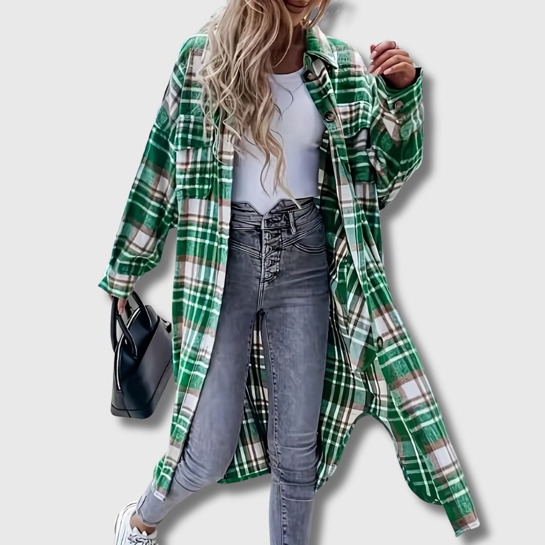 Ella - Printed Long Coat | Limited Edition