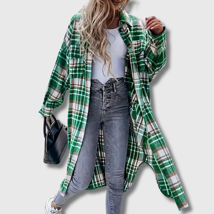 Ella - Printed Long Coat | Limited Edition