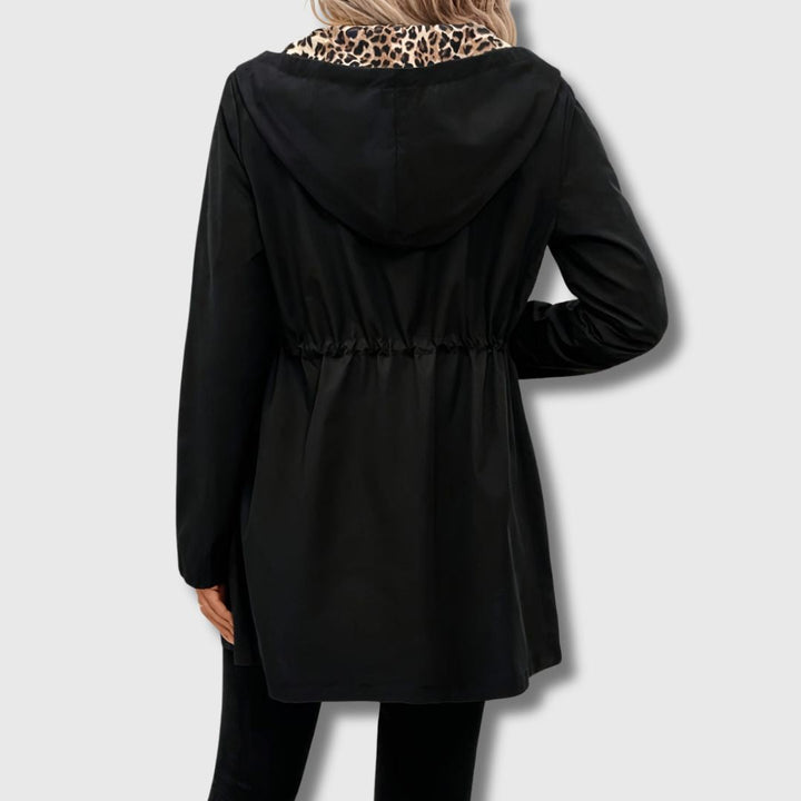 Salena - Women's Reversible Leopard Print Jacket