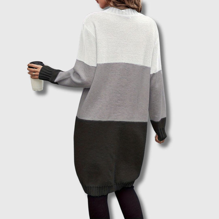 Colette – Women's Color Block Button-Up Cardigan Limited Edition